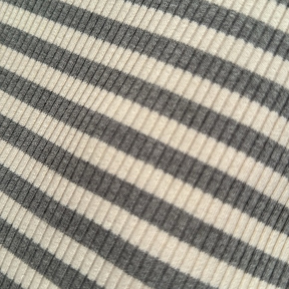 Theory Cherry striped ribbed dress Large - Picture 4 of 6